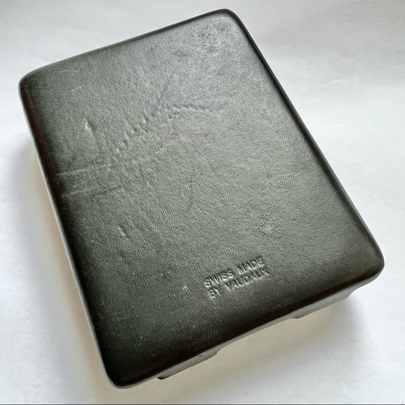 VACHERON CONSTANTIN Black Leather Jewelry Box 5.25x4x1.25 inches - Picture 6 of 11